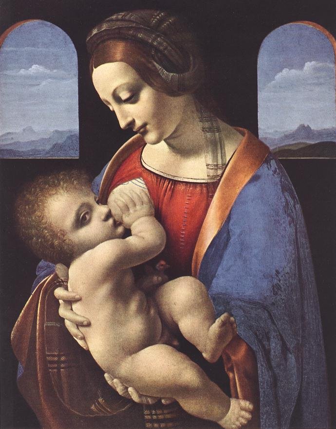 Madonna Litta Eur Art A4 Photo Print