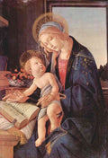 Madonna Teaches The Child Jesus Botticelli A4 Photo Print