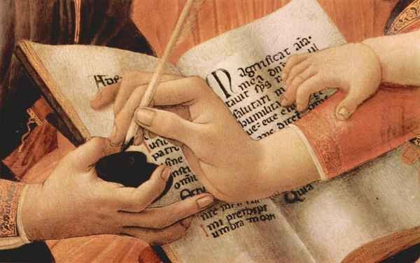 Madonna the Magnificent Detail 2 by Botticelli A4 Photo Print