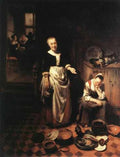 Maes Nicolaes The Idle Servant A4 Photo Print