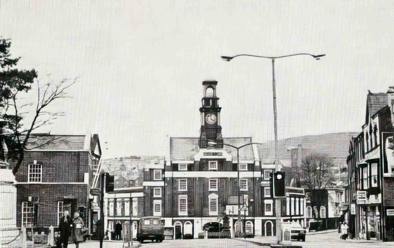 Maesteg Town Hall Vintage A4 Photo Print