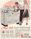 Magic Chef Range 2 1940s Vintage Retro Advert Poster