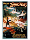 Magic Poster Thurston Floating Woman Vintage Retro Advert Poster A4 Photo Print