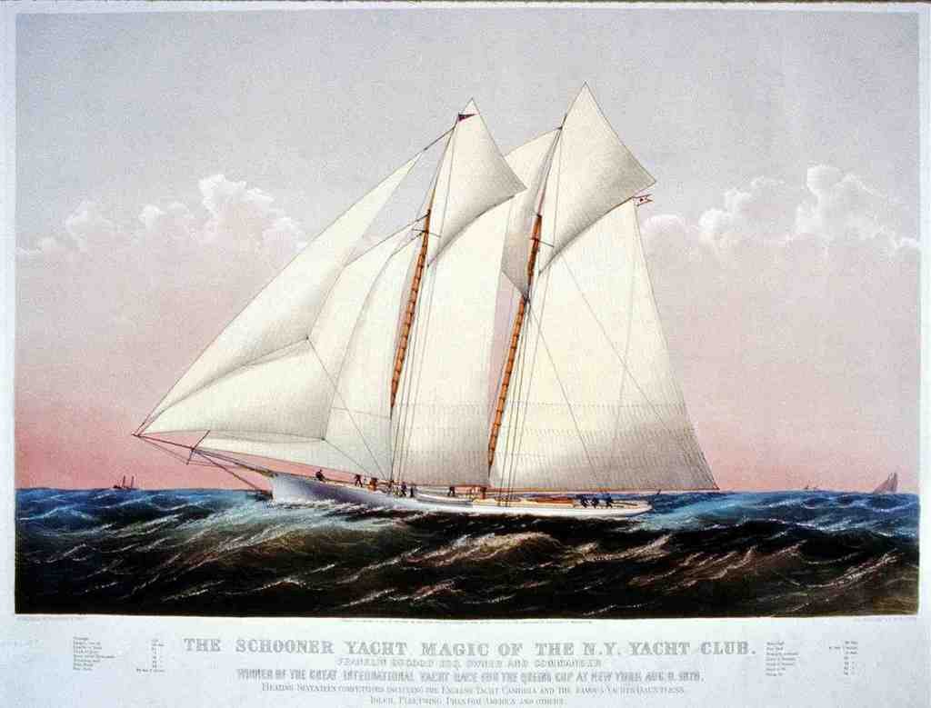 Magic Ship Vintage A4 Photo Print
