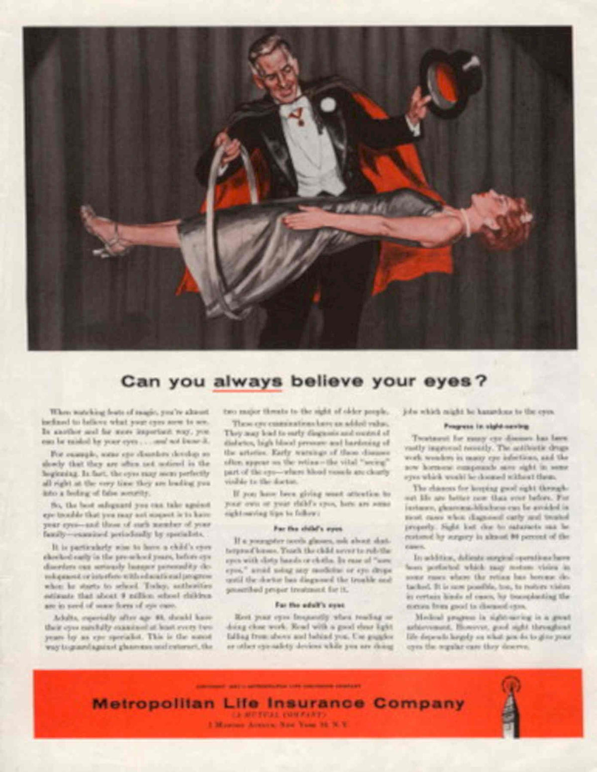 Magician Boy Circus 1950s Vintage Retro Advert Poster