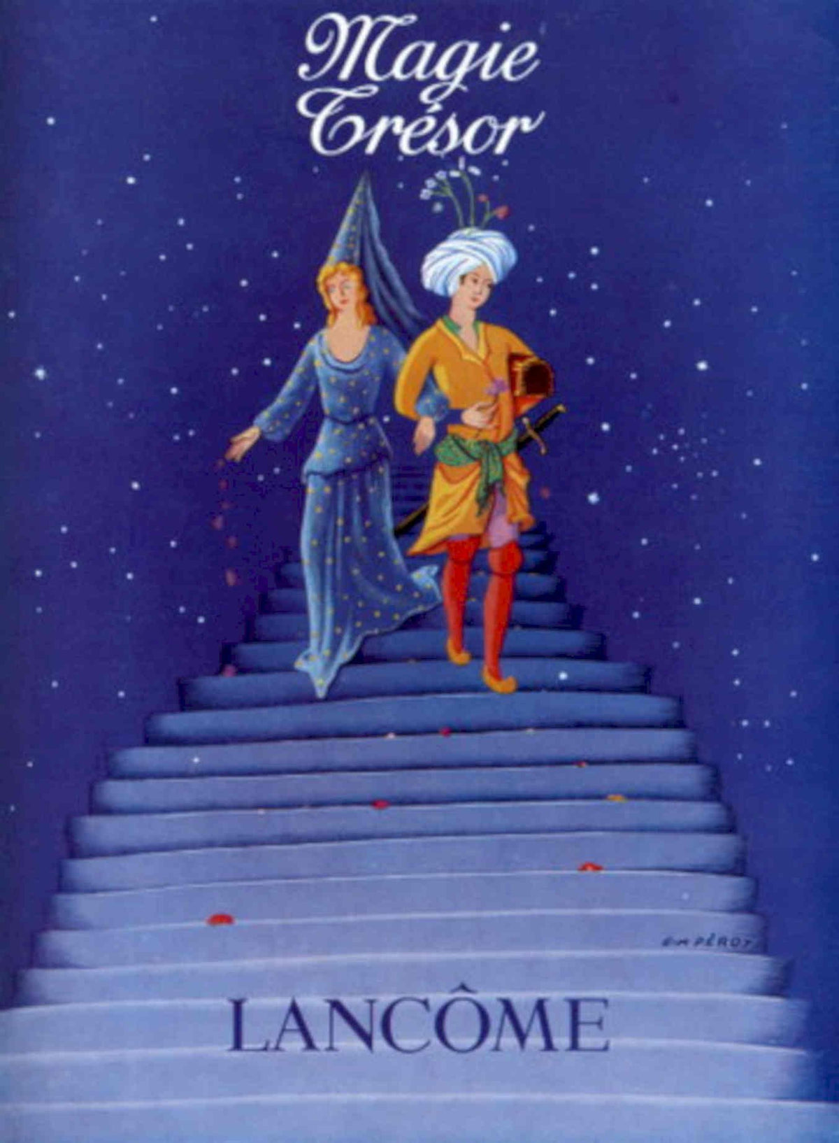 Magie Creseur Lancome 1950s Vintage Retro Advert Poster