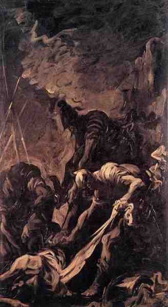 Magnasco Alessandro Entombment Of A Soldier A4 Photo Print