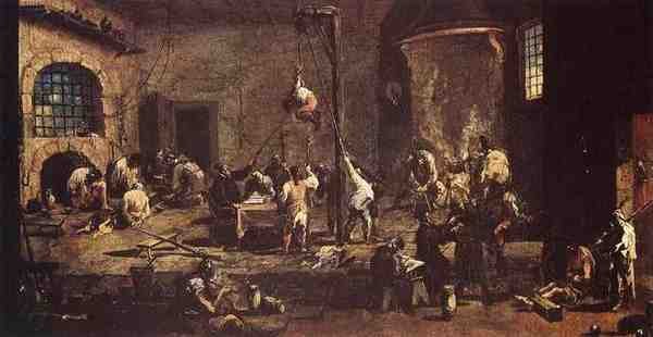 Magnasco Alessandro Interrogations In Jail A4 Photo Print