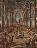 Magnasco Alessandro The Observant Friars In The Refectory A4 Photo Print