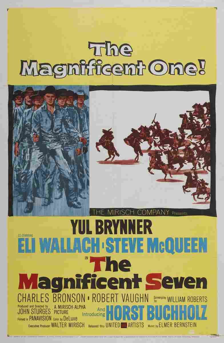 Magnificent Seven The 01  film star poster A4 Photo Print