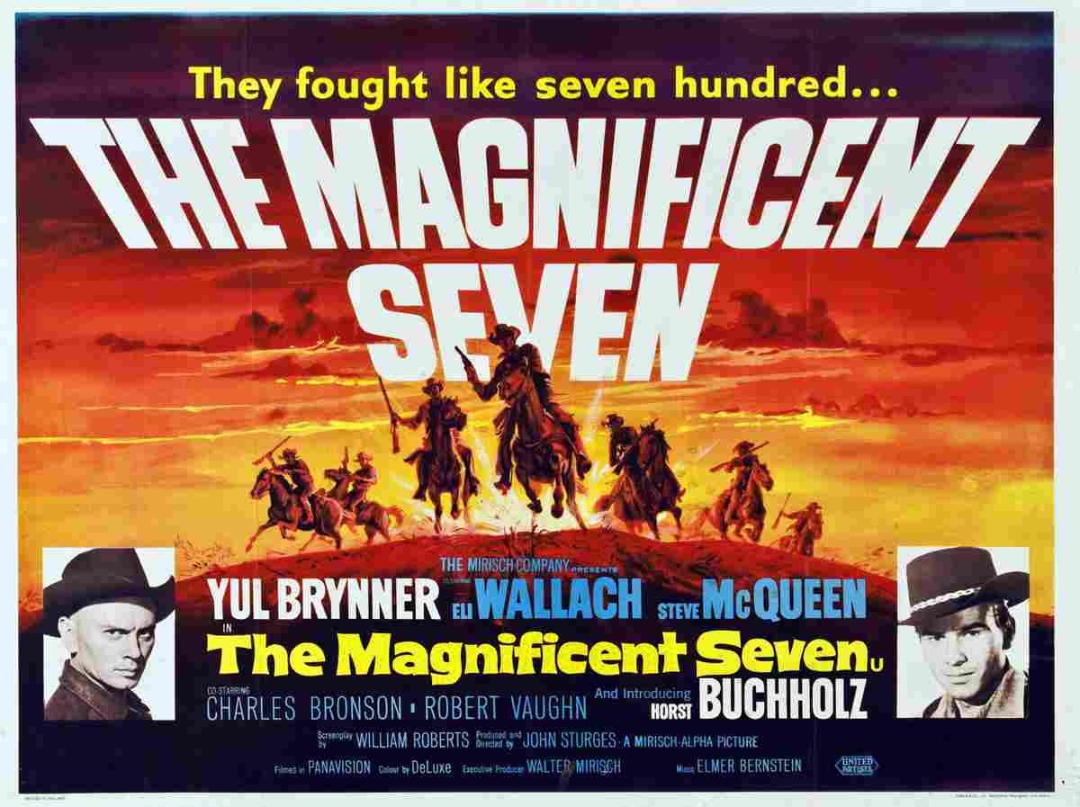 Magnificent Seven The 02  film star poster A4 Photo Print