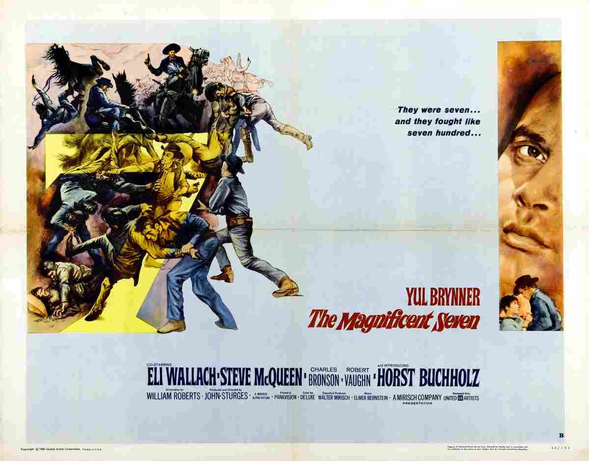 Magnificent Seven The 03  film star poster A4 Photo Print