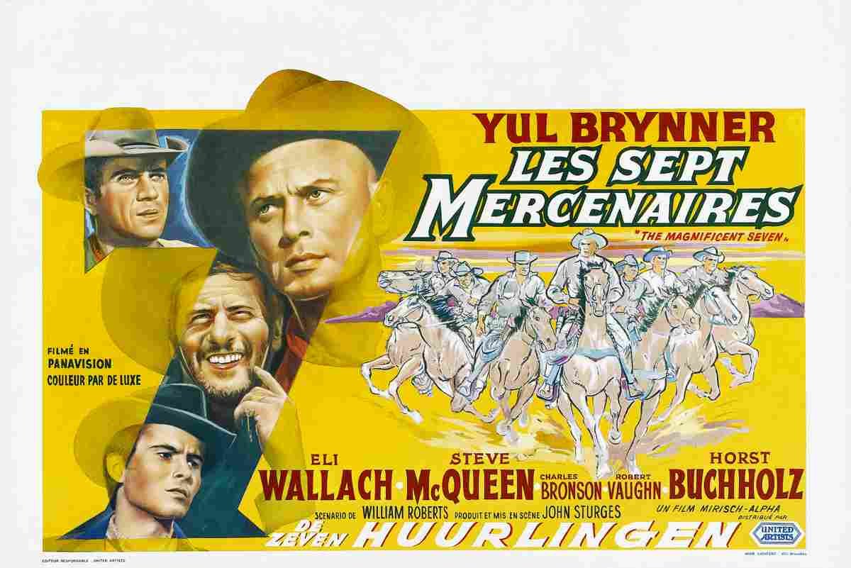 Magnificent Seven The 04  film star poster A4 Photo Print