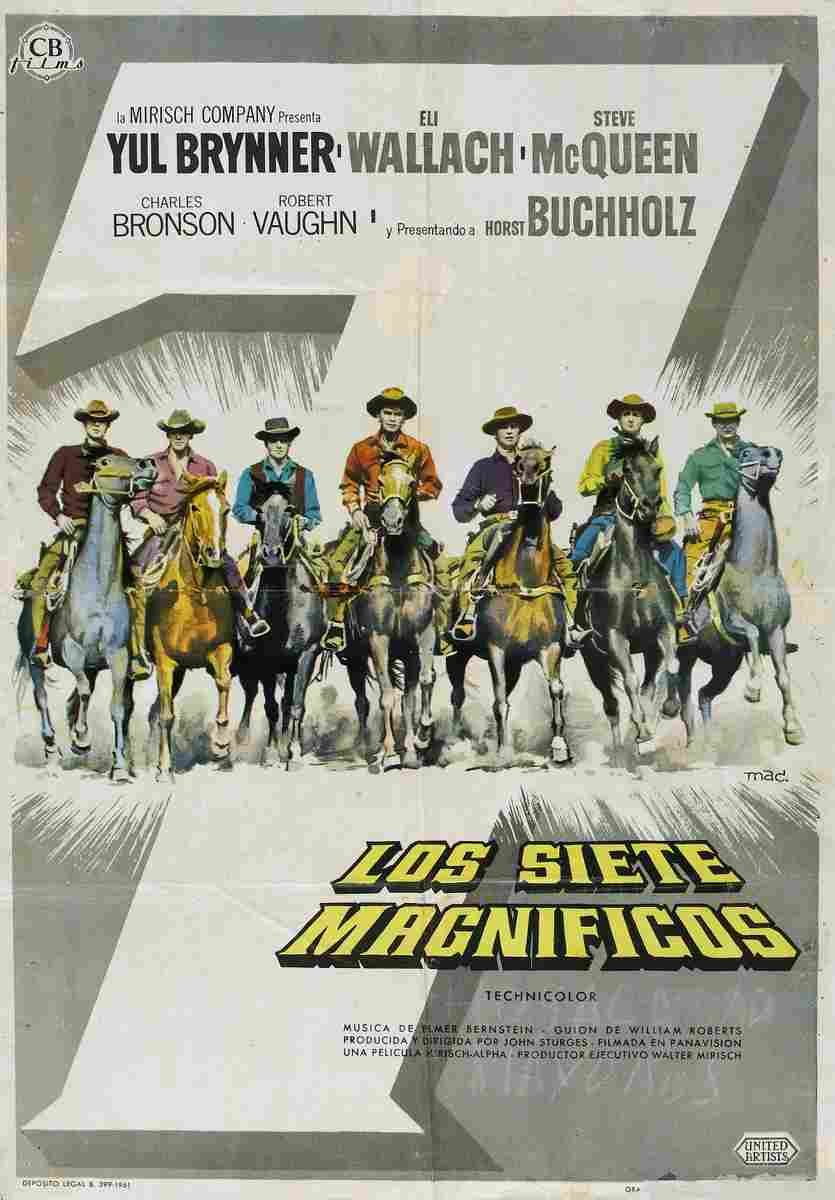 Magnificent Seven The 11  film star poster A4 Photo Print