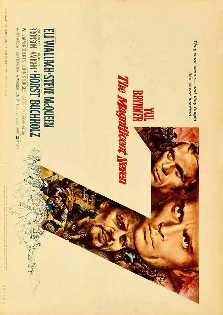 Magnificent Seven The 20 Film A4 Photo Print
