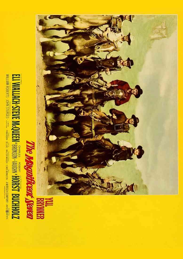 Magnificent Seven The 25 Film Poster CROP A4 Photo Print