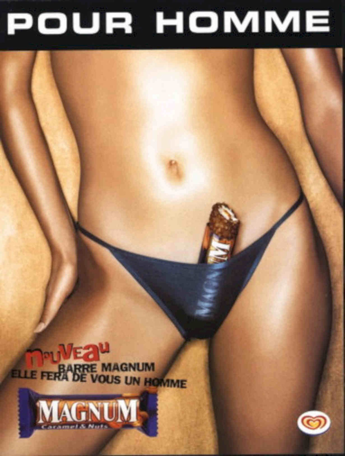 Magnum Homme Bar Vintage Retro Advert Poster A4 Photo Print