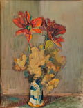 Magnus Enckell flowers in a vase by magnus enckell Art A4 Photo Print