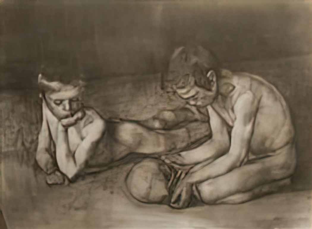 Magnus Enckell magnus enckell poika ja p kallo 01 1 Art A4 Photo Print