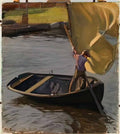 Magnus Enckell magnus enckell poika ja purje Art A4 Photo Print