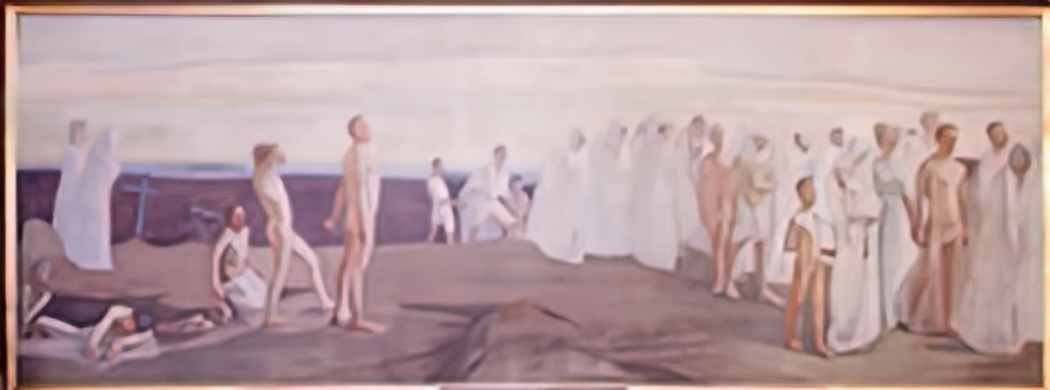 Mabuse holy family with st catherine and st barbara Art A4 Photo Print