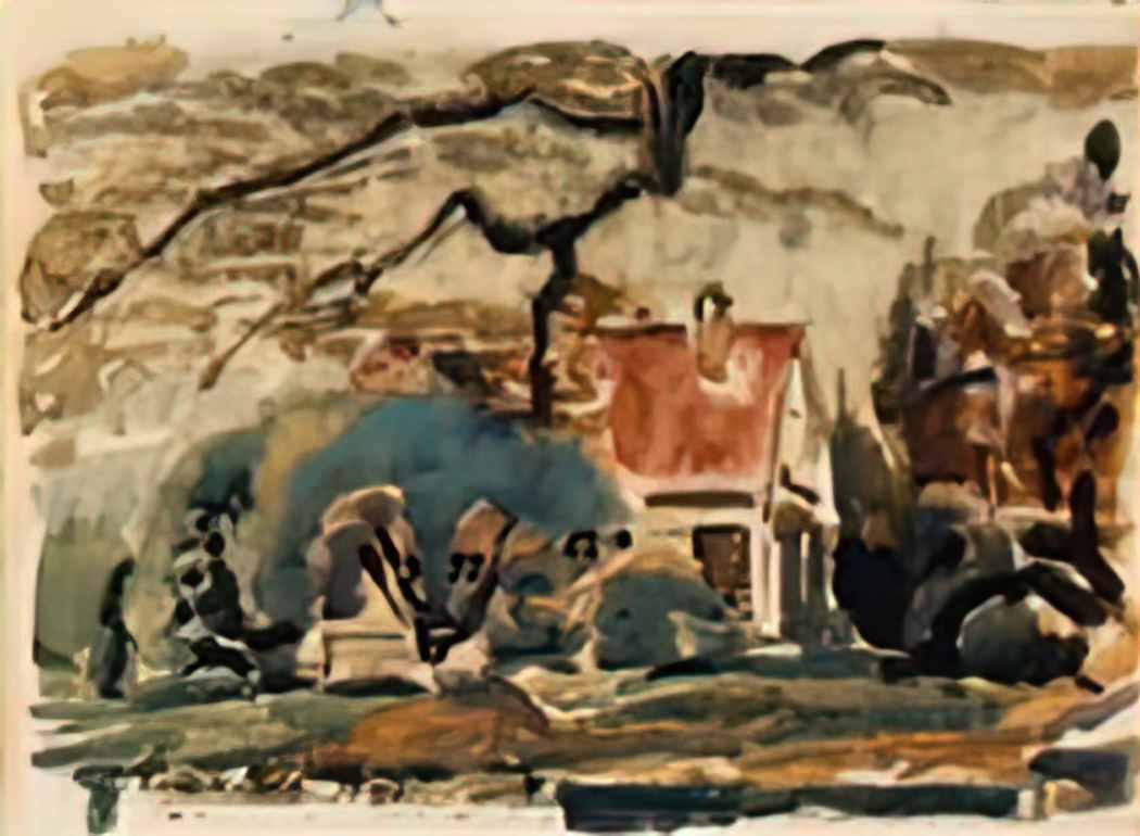 Magnus Enckell magnus enckell taiteilijan huvila kilossa 1921 1 Art A4 Photo Print