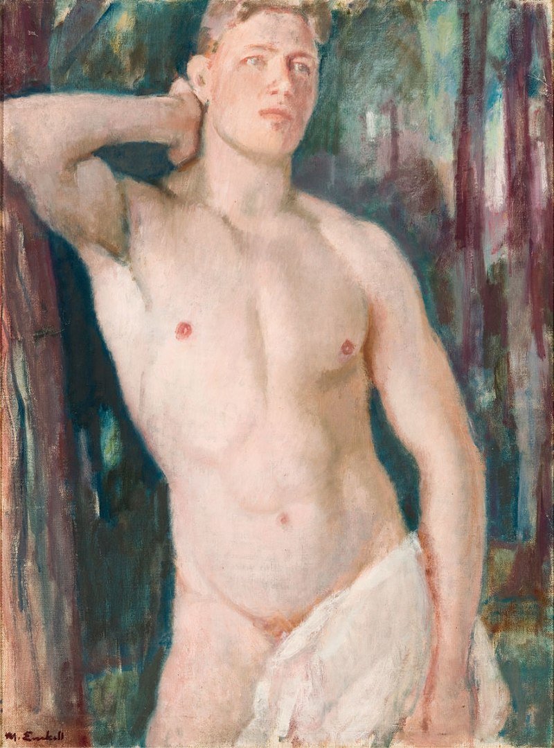 Magnus Enckell magnus enckell young nude male 3 A4 Photo Print