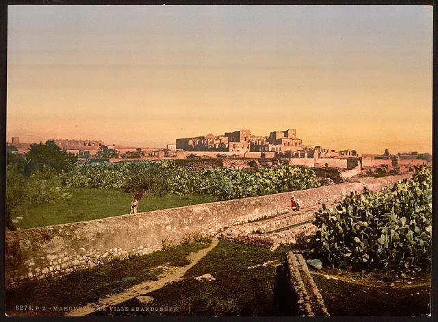 Mahomedia the lost town Tunis Vintage A4 Photo Print