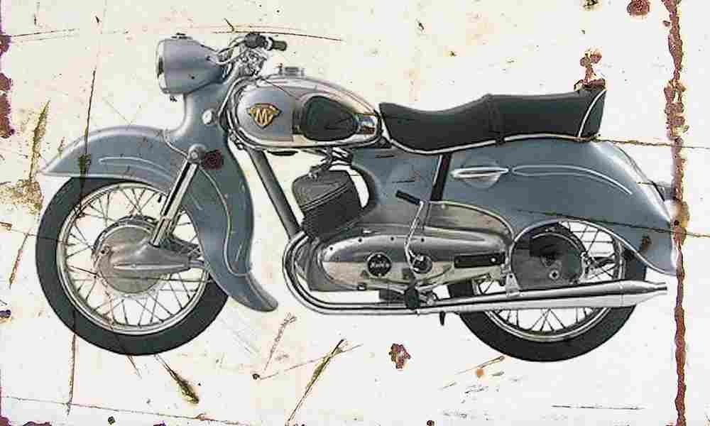 Maico Tyfun 1957 Aged Vintage A4 Photo Print