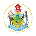 Maine Seal N4042 A4 Photo Print