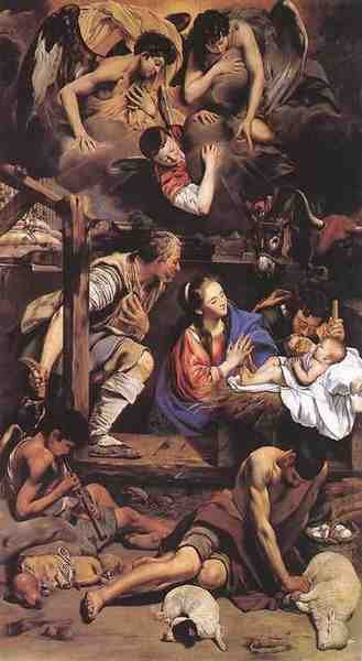 Maino Fray Juan Bautista Adoration Of The Shepherds A4 Photo Print