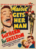 Maisie Gets Her Man 01  film star poster A4 Photo Print
