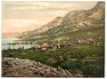Makarska general view Dalmatia Vintage A4 Photo Print