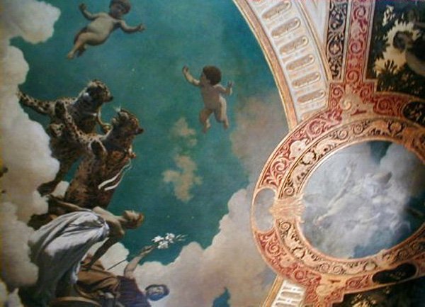 Makart Hans Hermes Villa Ceiling Paintings 5 A4 Photo Print