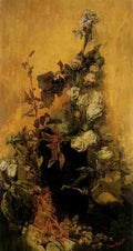 Makart Hans Stilleben Mit Rosen 5 A4 Photo Print