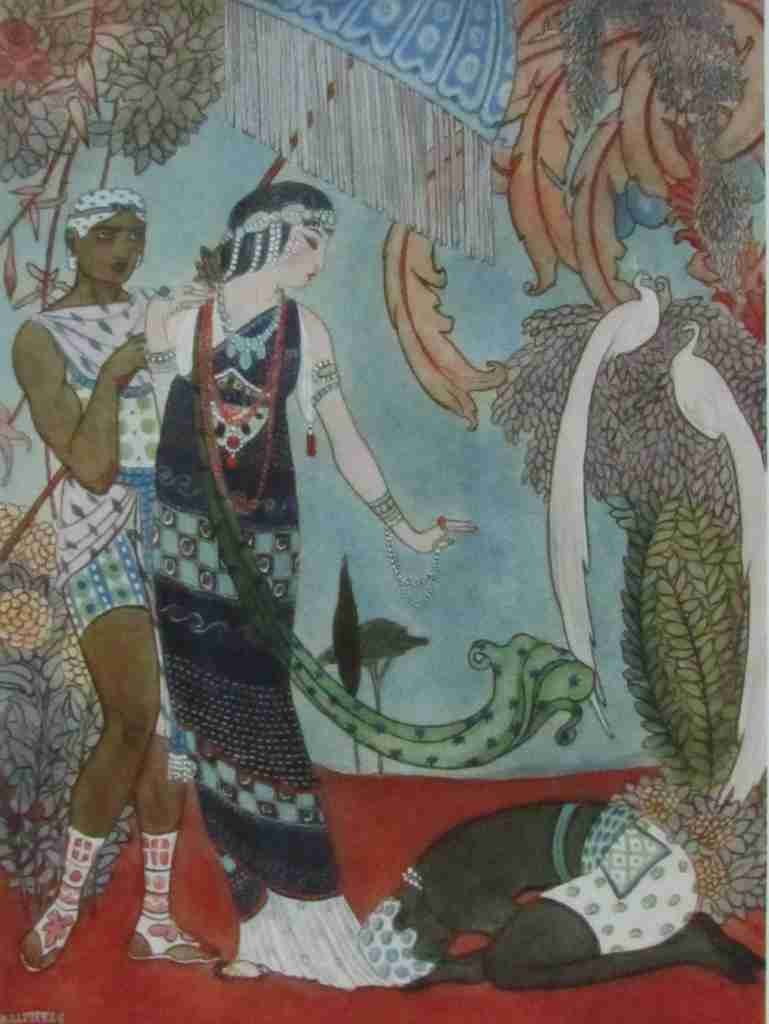 Makeda Reine De Saba Chronique Ethiopienne George Barbier 01 A4 Photo Print