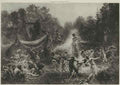 Makovsky Constantin Baccanal engraving by George Barrie A4 Photo Print