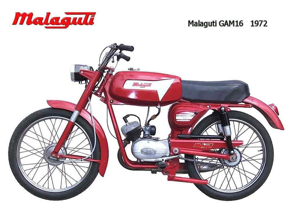 Malaguti GAM16 1972 motorbike A4 Photo Print