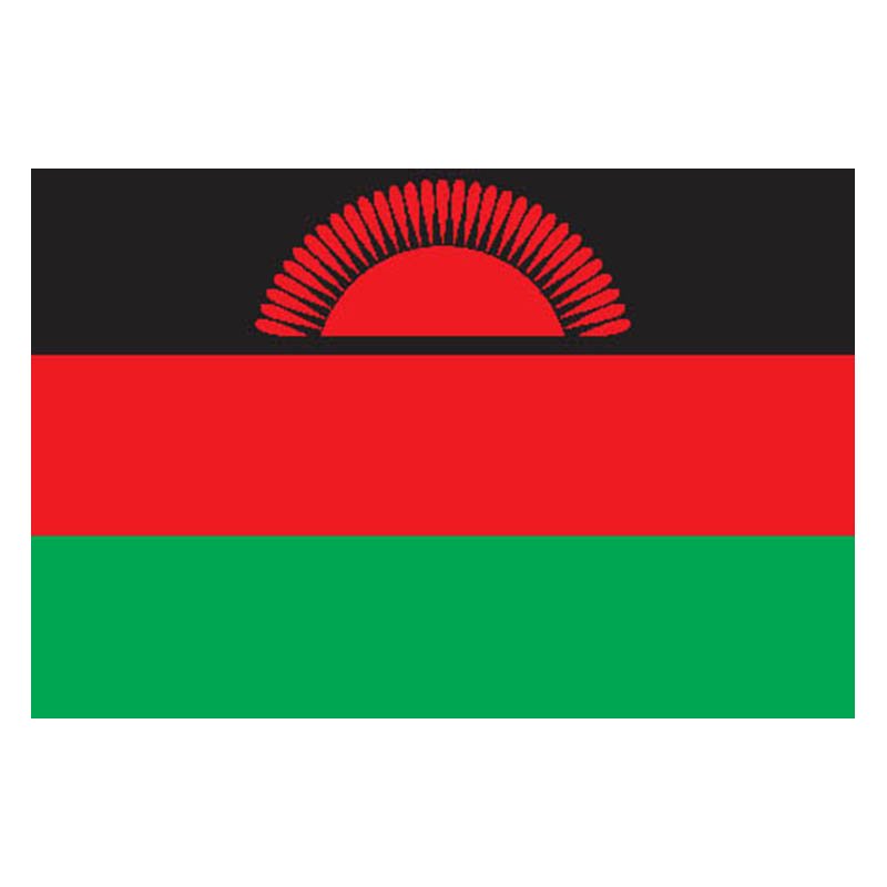 Malawi Flag N1778 A4 Photo Print