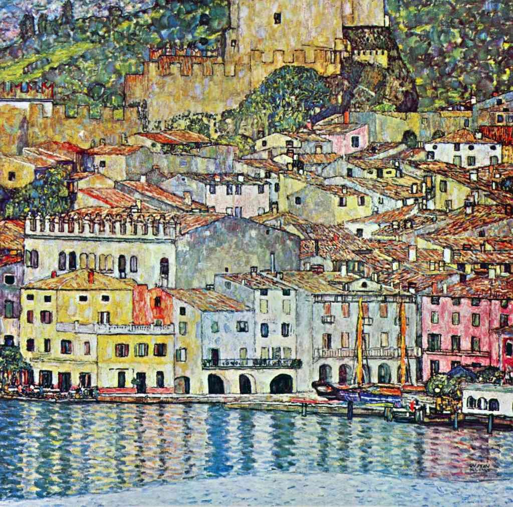 Malcena At The Gardasee Klimt A4 Photo Print