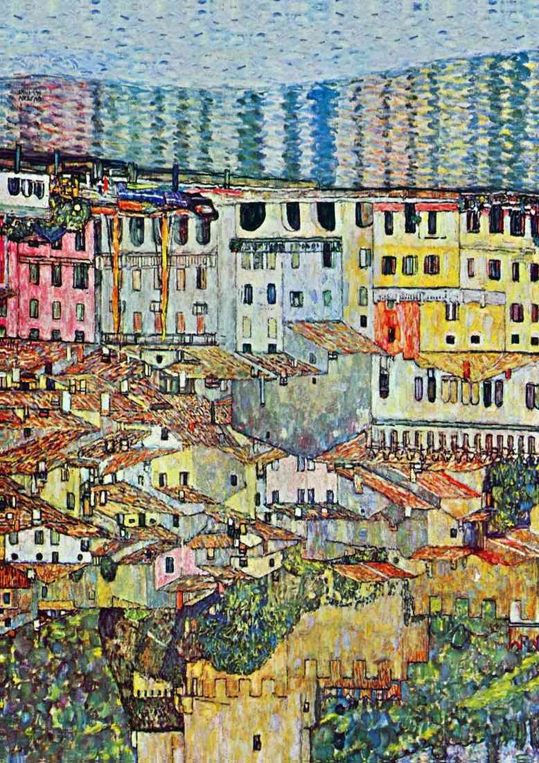 Malcena at the Gardasee by Klimt A4 Photo Print