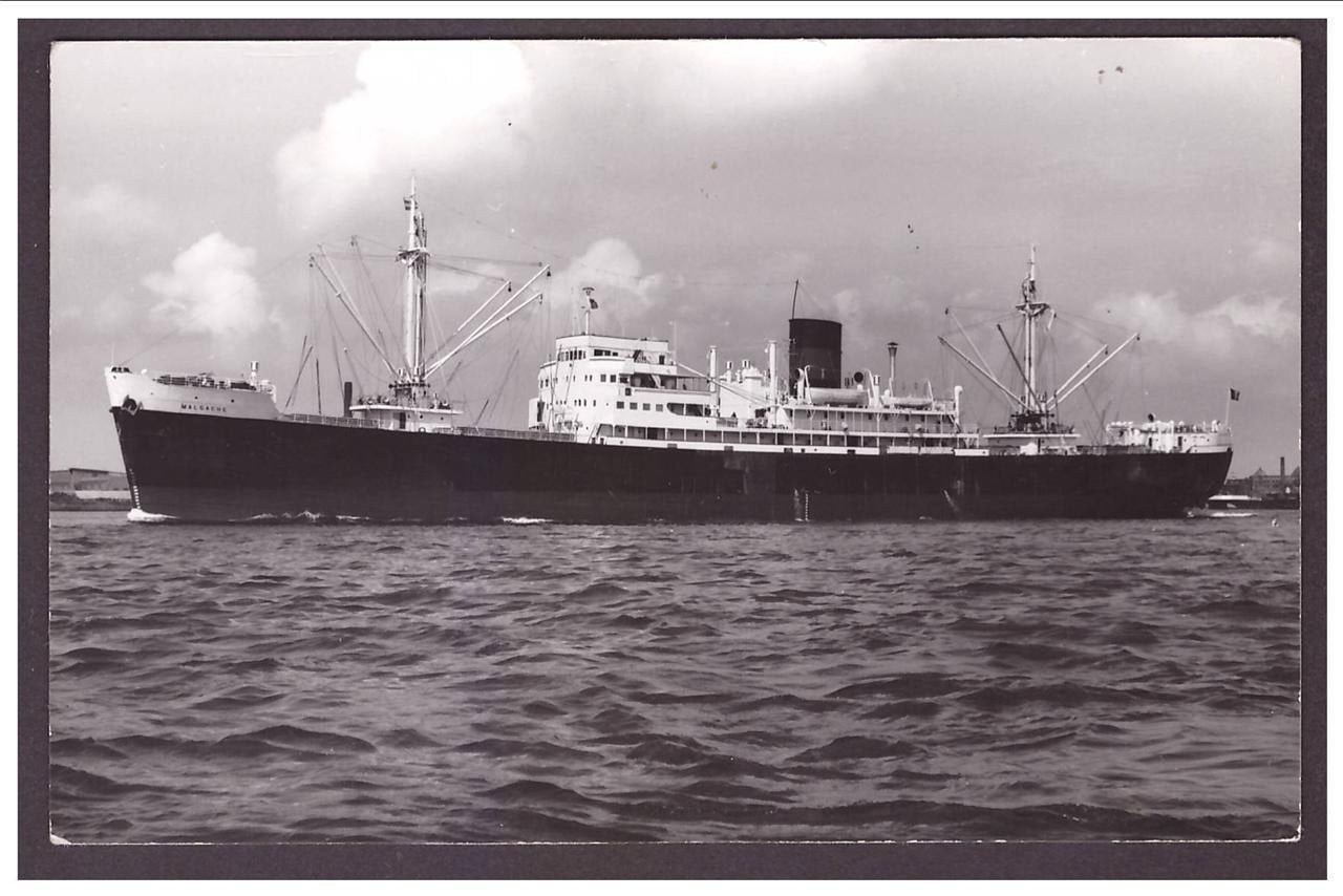 Malgach Ii 2 1939 Cie Havraise Peninsular Steam ship A4 Photo Print