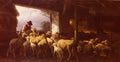 Mali Christian Friedrich Feeding The Sheep Art A4 Photo Print