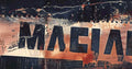 Malia Canvas Texture Vintage Retro Advert Poster A4 Photo Print