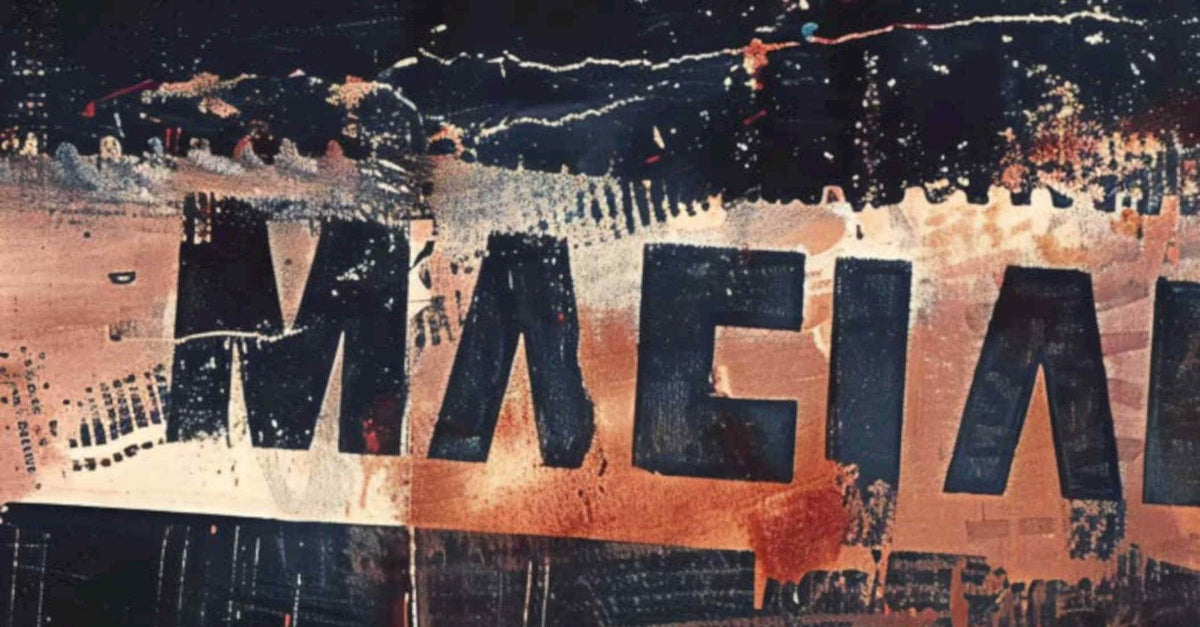 Malia Canvas Texture Vintage Retro Advert Poster A4 Photo Print