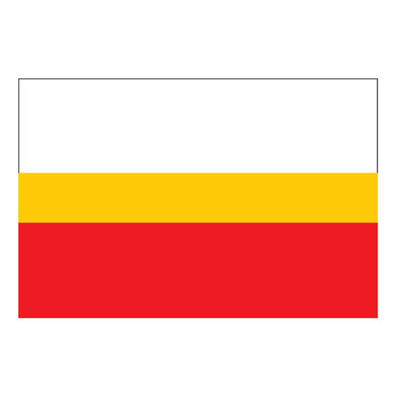 Malopolskie Prov Flag N3491 A4 Photo Print