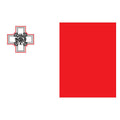 Malta Flag N1332 A4 Photo Print