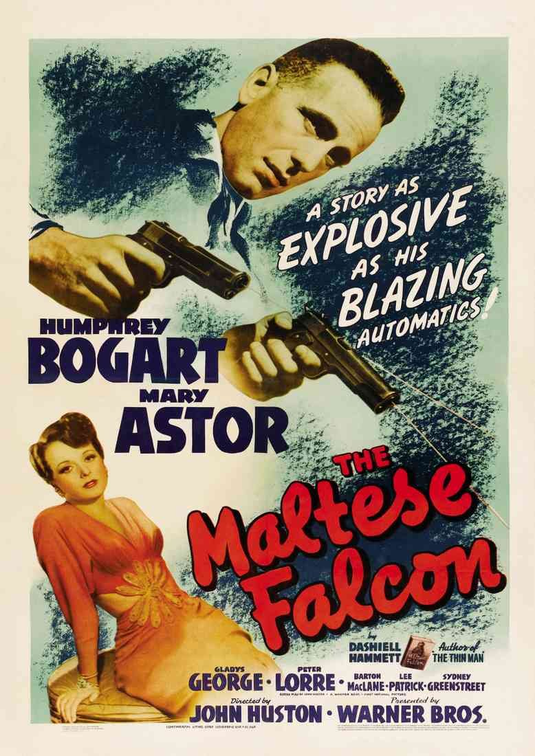 Maltese Falcon The 1941 01 Film A4 Photo Print