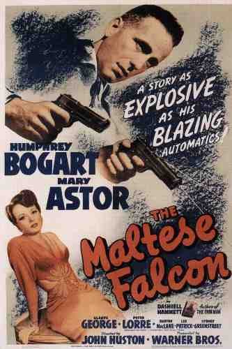  Maltese Falcon The 1941 01 film star poster A4 Photo Print