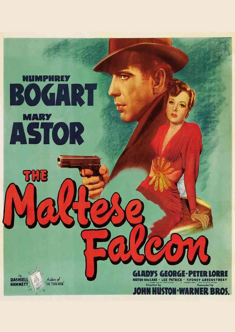 Maltese Falcon The 1941 02 Film A4 Photo Print